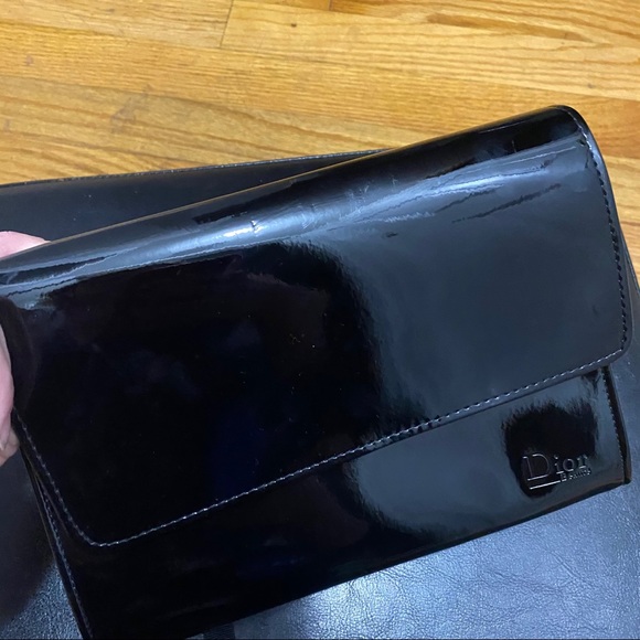 NEW DIOR wet look shiny tie bag - Picture 5 of 9